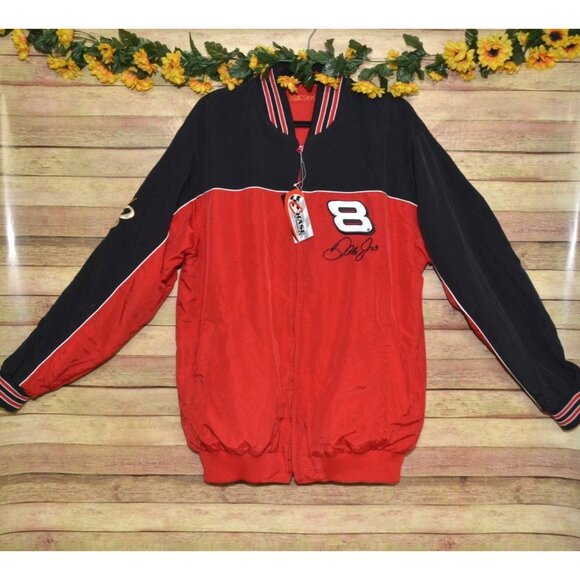 NWT Chase Authentics & Budweiser Dale Earnhardt Jr. #8 Reversible Jacket Size L - Picture 8 of 15